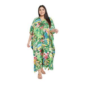 Womens Full Length Kaftan Dress for Bikini Cover up One Size Maxi Dress for Home